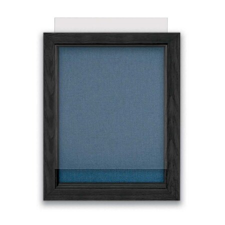 United Visual Products Indoor Enclosed Combo Board, 72"x36", Gold Frame/Black & Burgundy UVCB7236G-BLACK-DBURGU